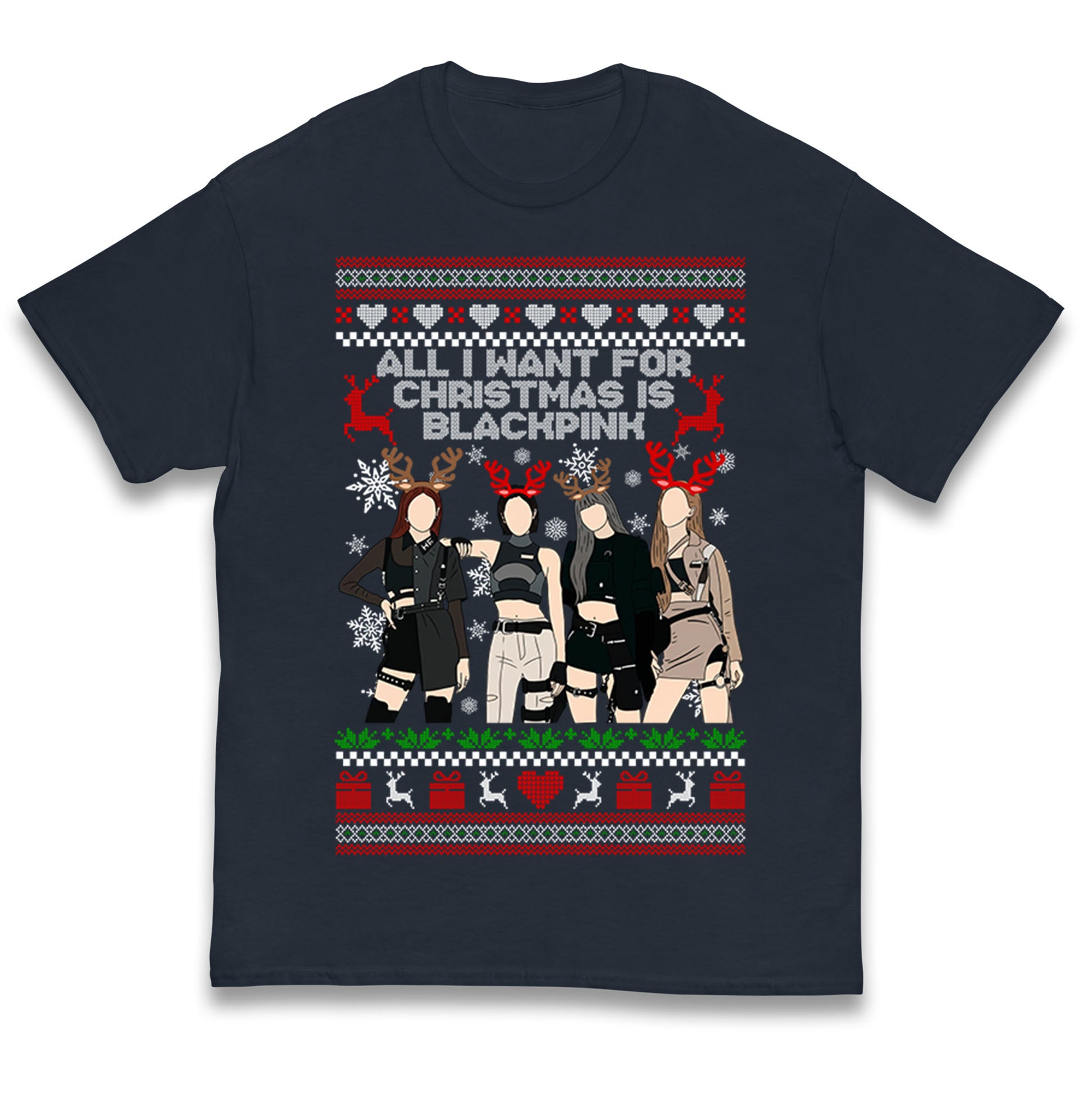 BlackPink Christmas Kids T Shirt