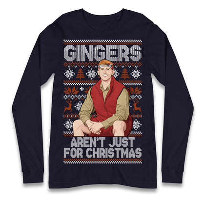 Angry Ginge Xmas Longsleeve T Shirt