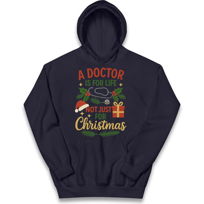Doctor Christmas Kids Hoodie