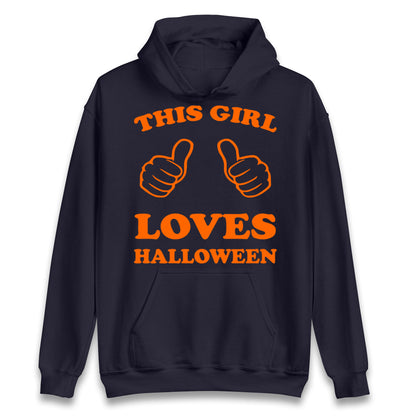 This Girl Loves Halloween Hoodie
