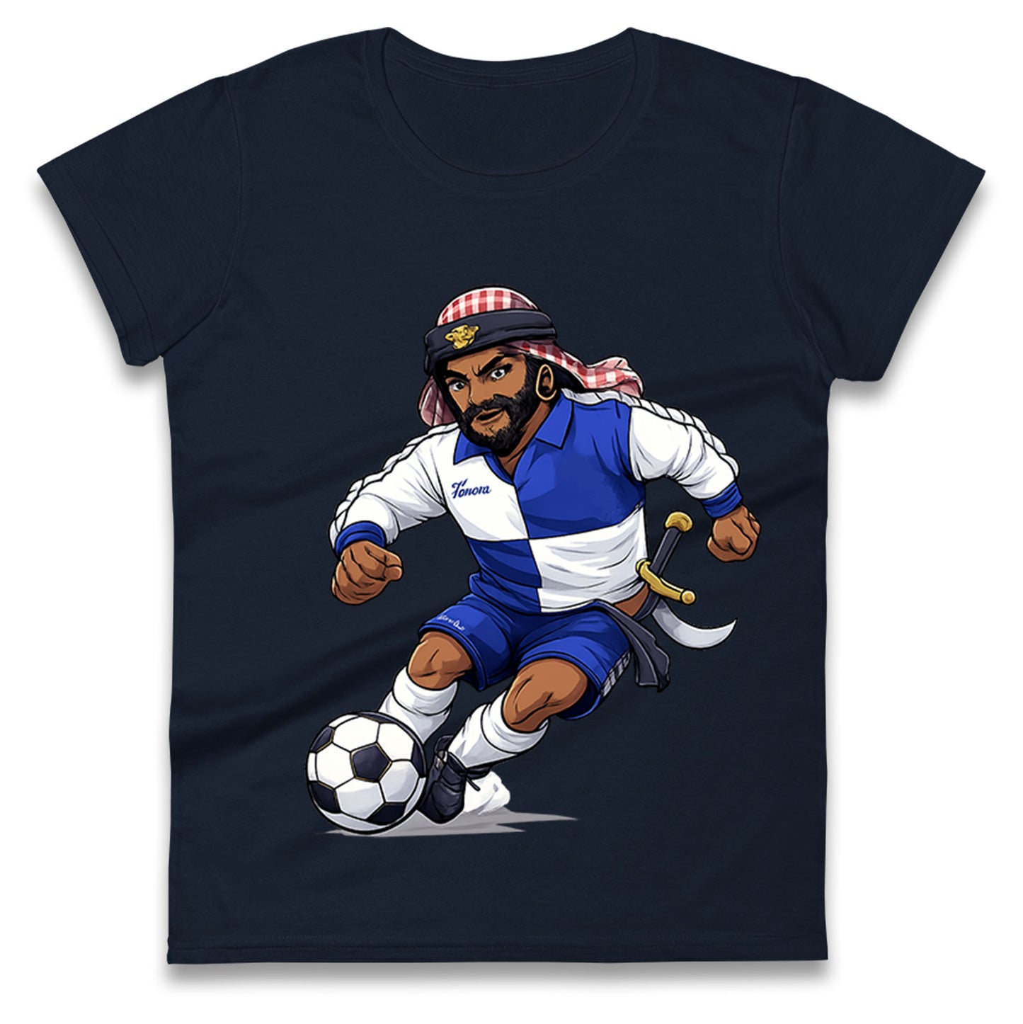 Rovers Retro Football Ladies T Shirt