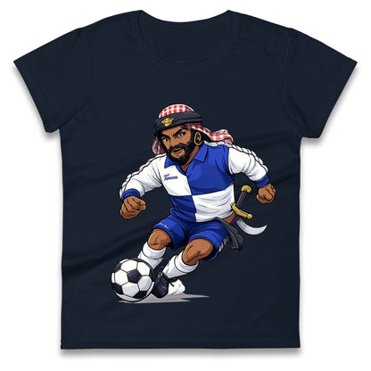Rovers Retro Football Ladies T Shirt