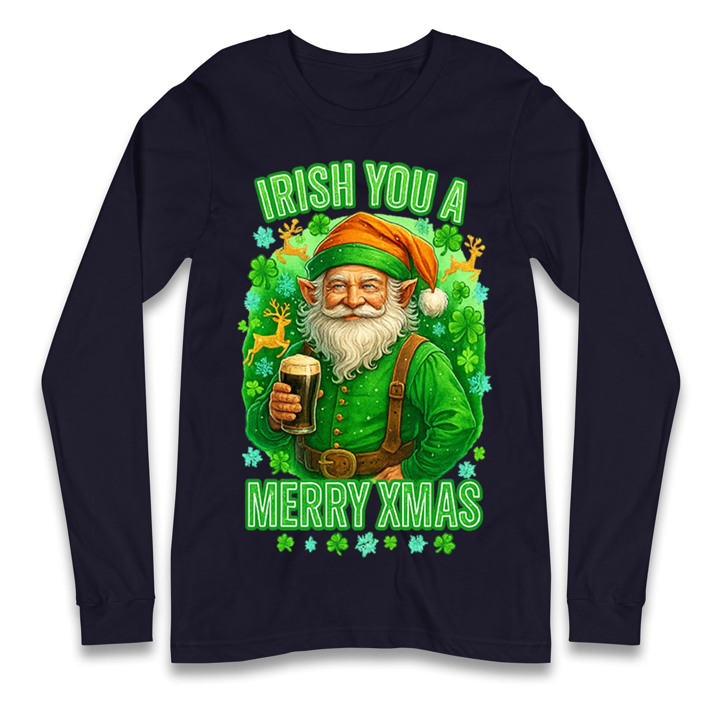 Irish You a Merry Christmas Long Sleeve Shirt
