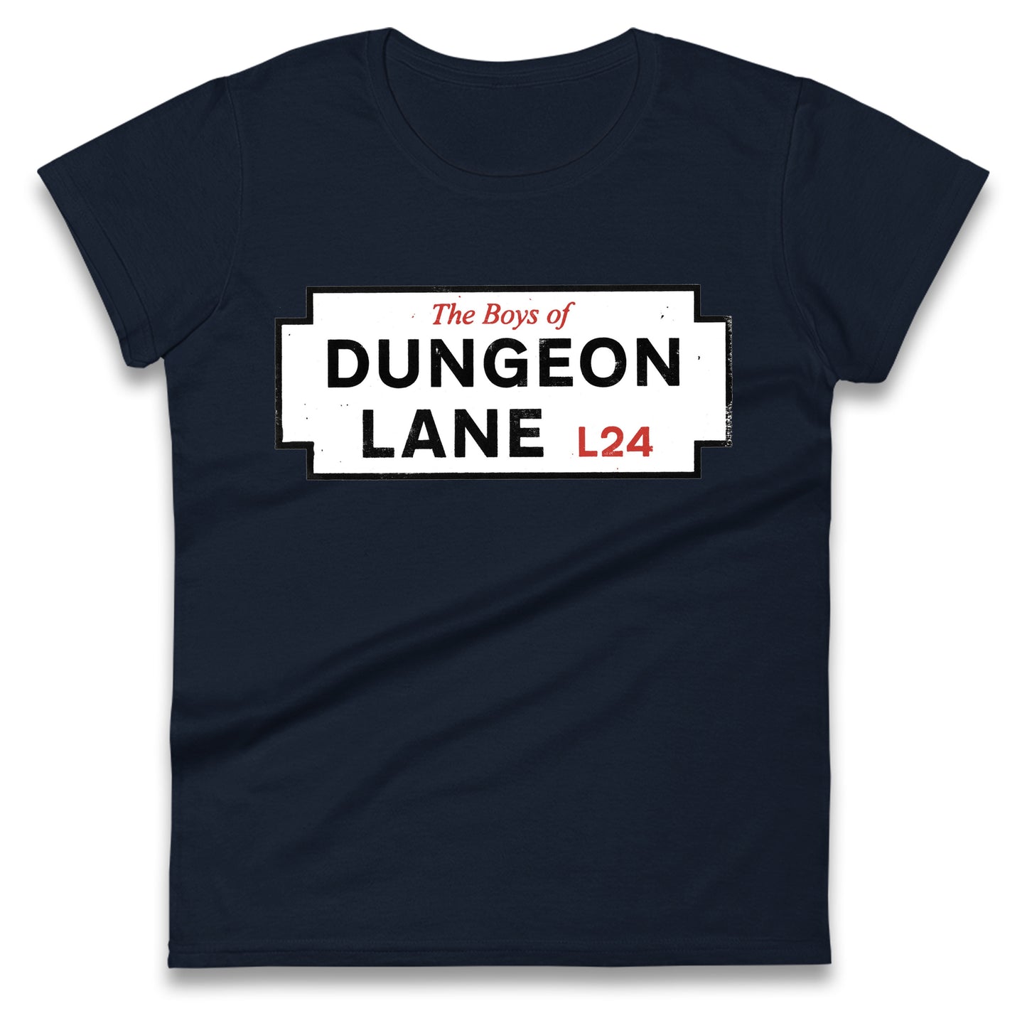 The Boys Of Dungeon Lane Ladies T Shirt