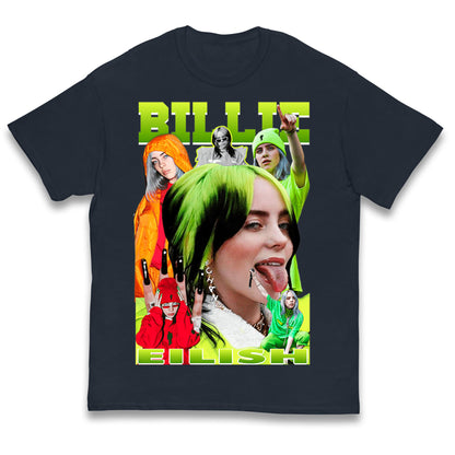 Billie Eilish Green Kids T Shirt