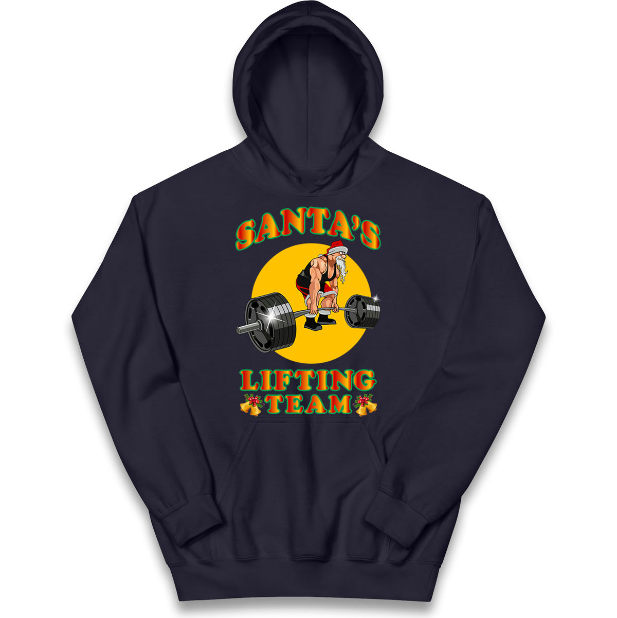 bodybuilding gym christmas hoodie