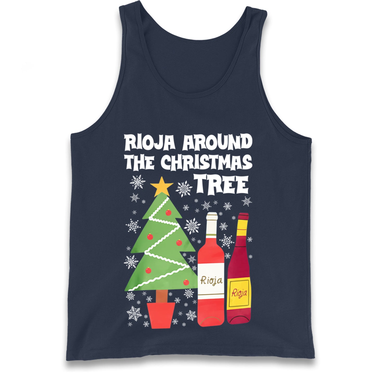 Rioja Wine Christmas Tank Top