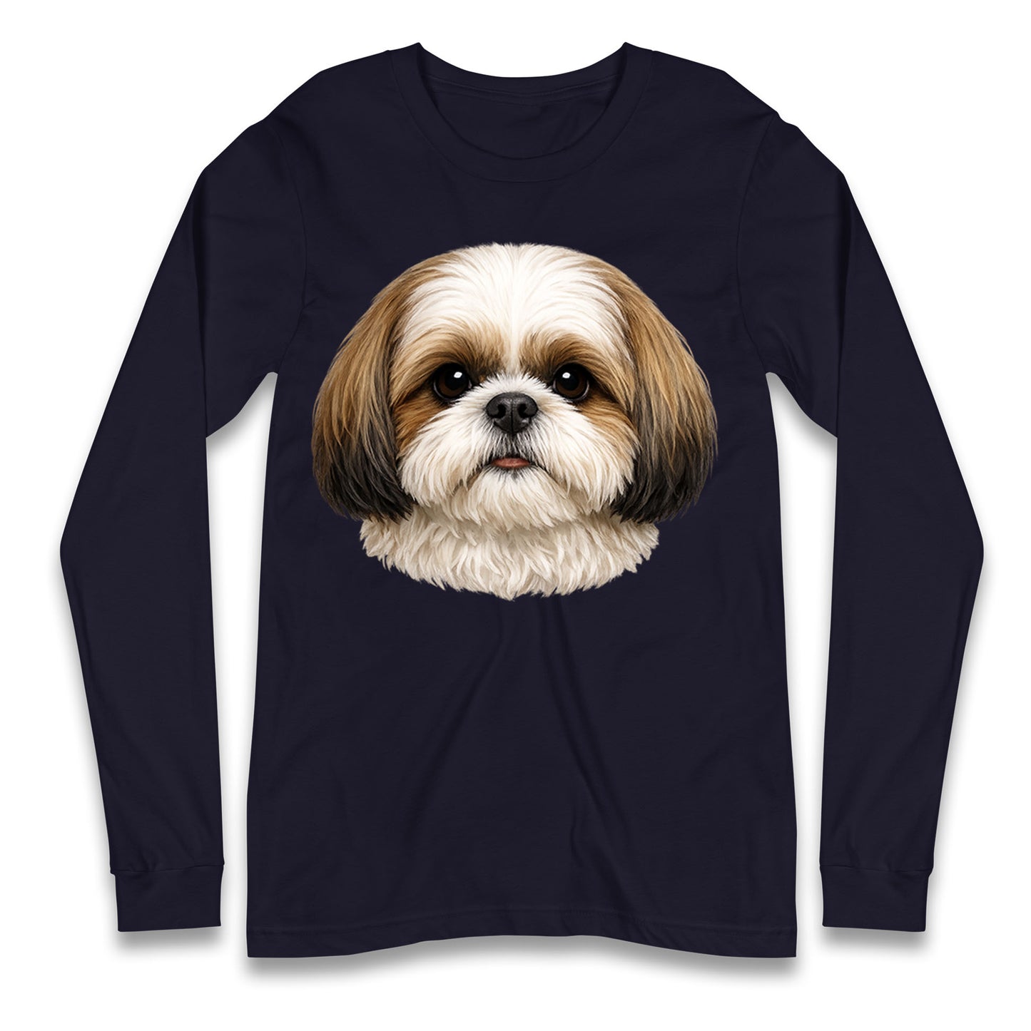 Shih Tzu Face Longsleeve T Shirt