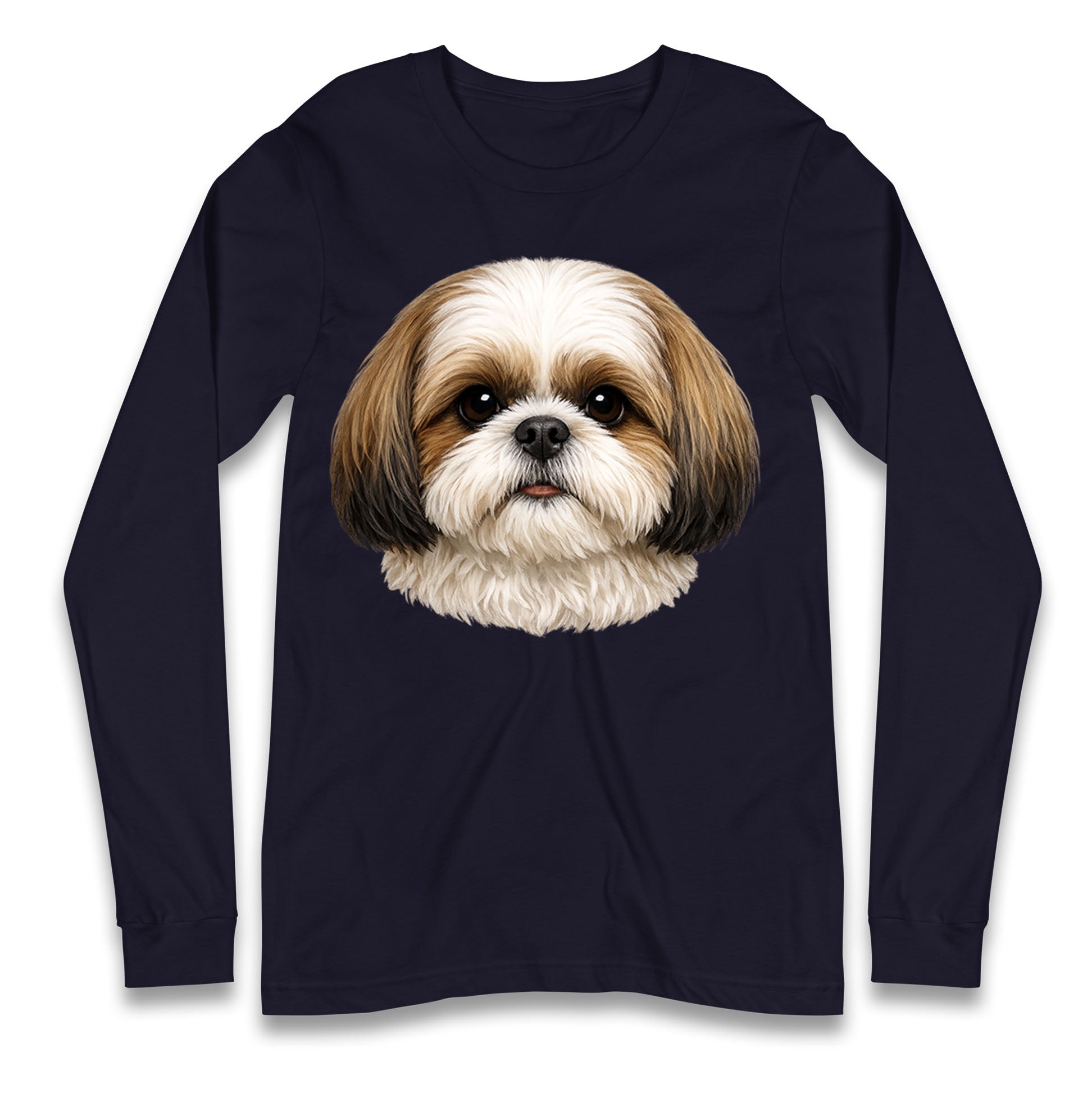 Shih Tzu Face Longsleeve T Shirt