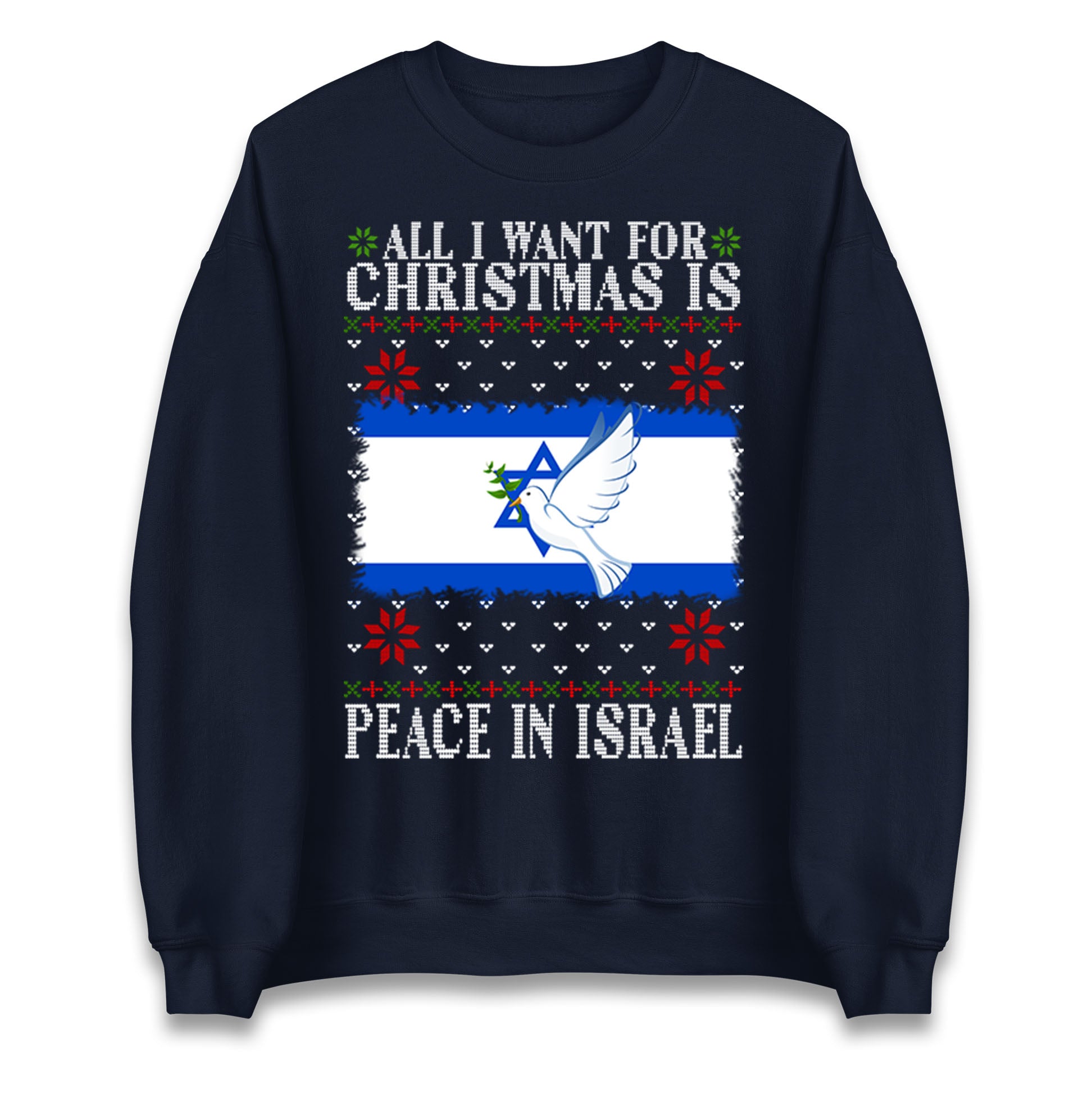 peace in israel sweatshirt