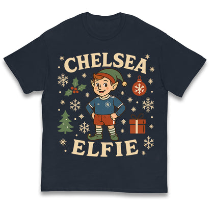 Chelsea FC Christmas Kids T Shirt