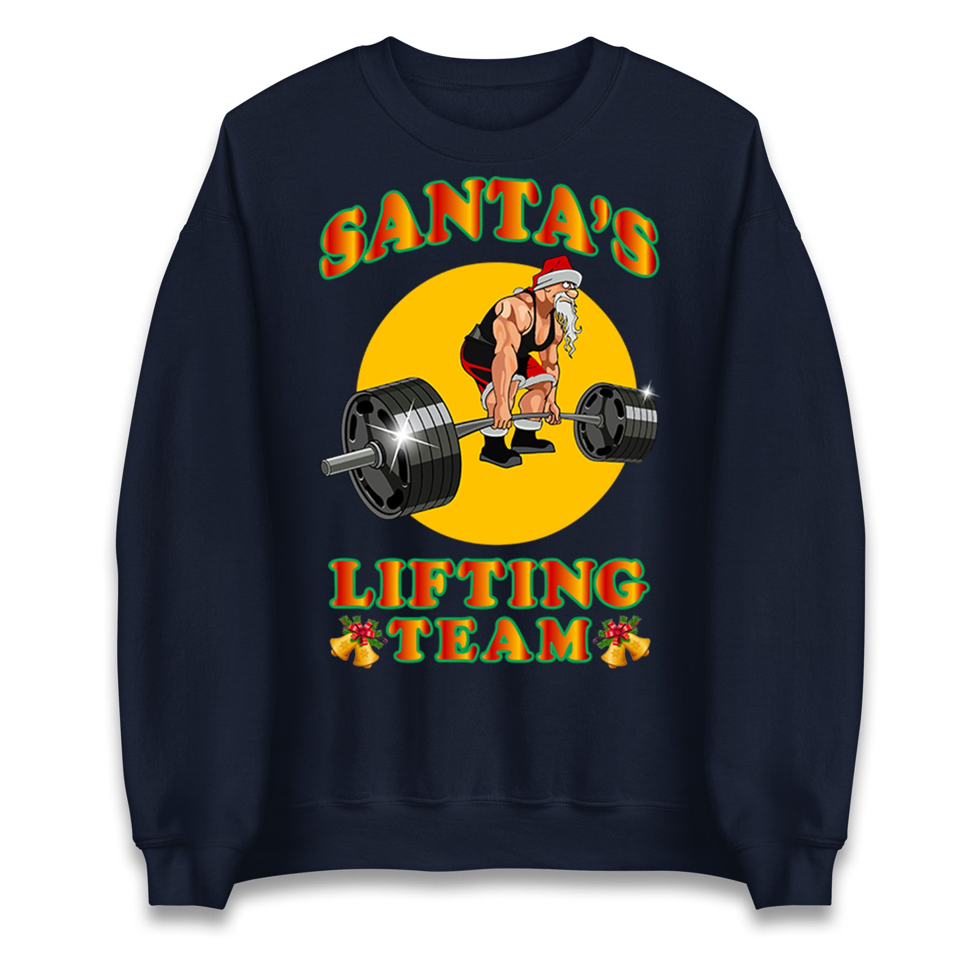 Santas Lifting Team Christmas Jumpers UK
