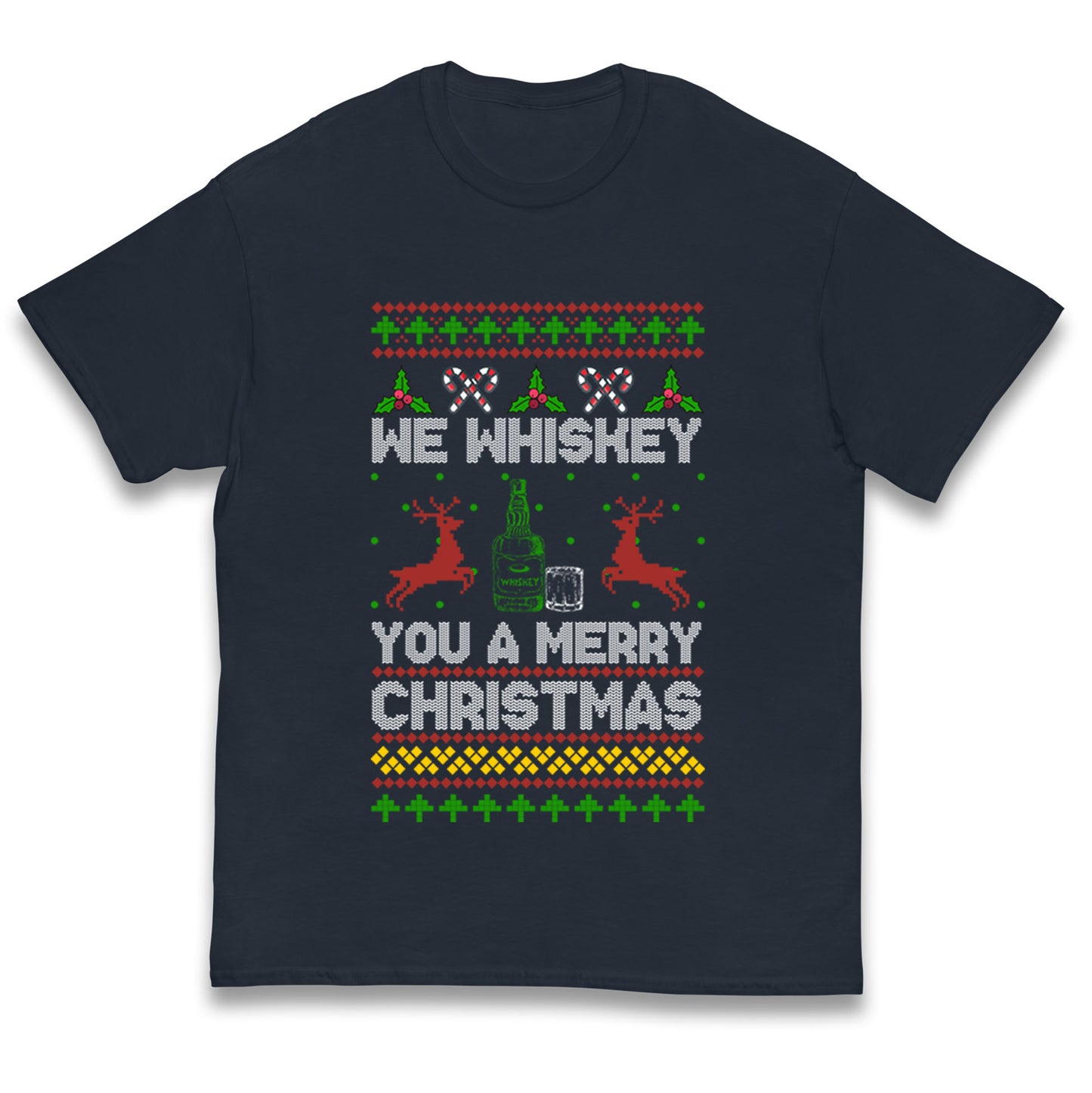 whisky Christmas Kids T Shirt