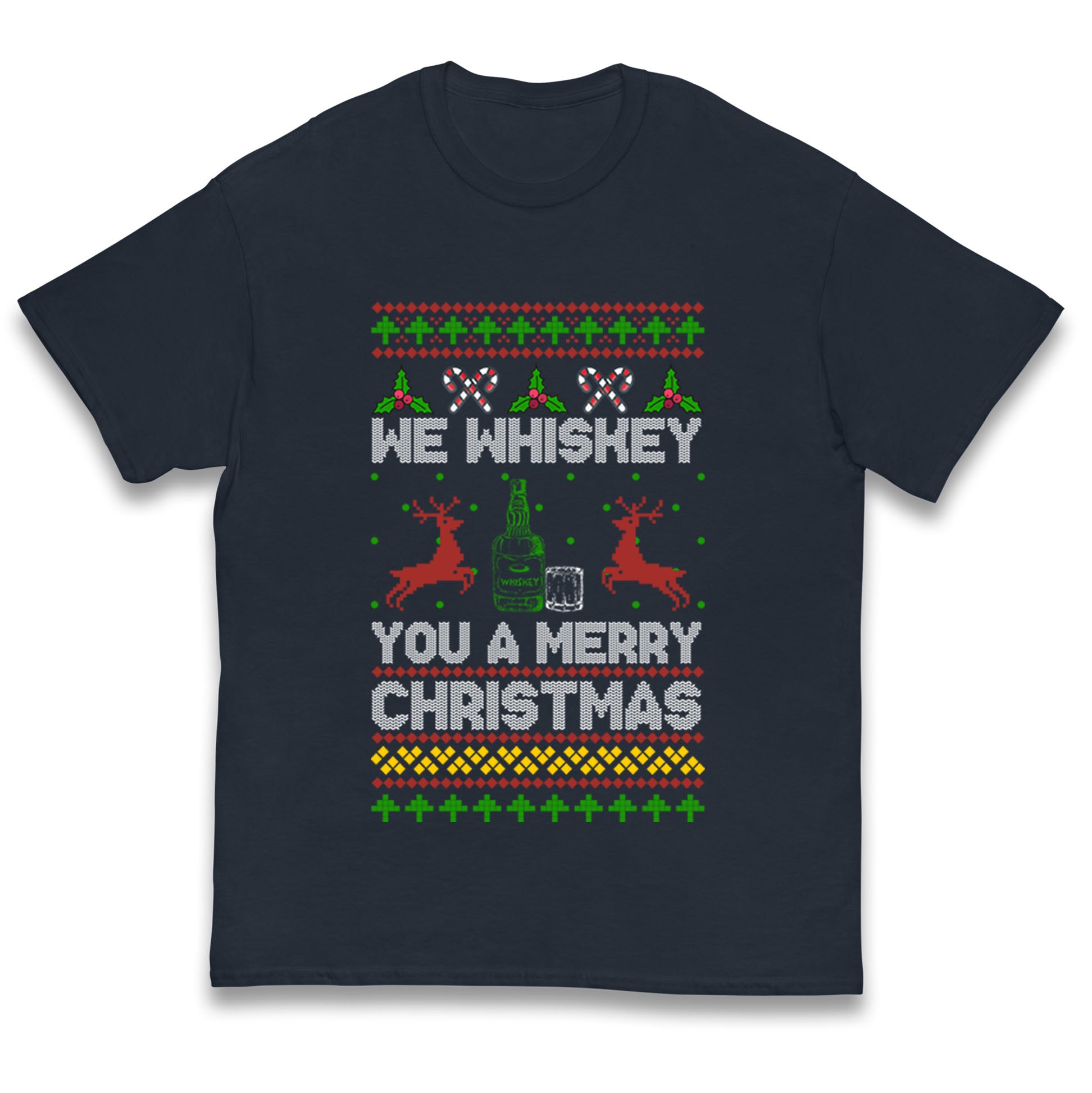 whisky Christmas Kids T Shirt