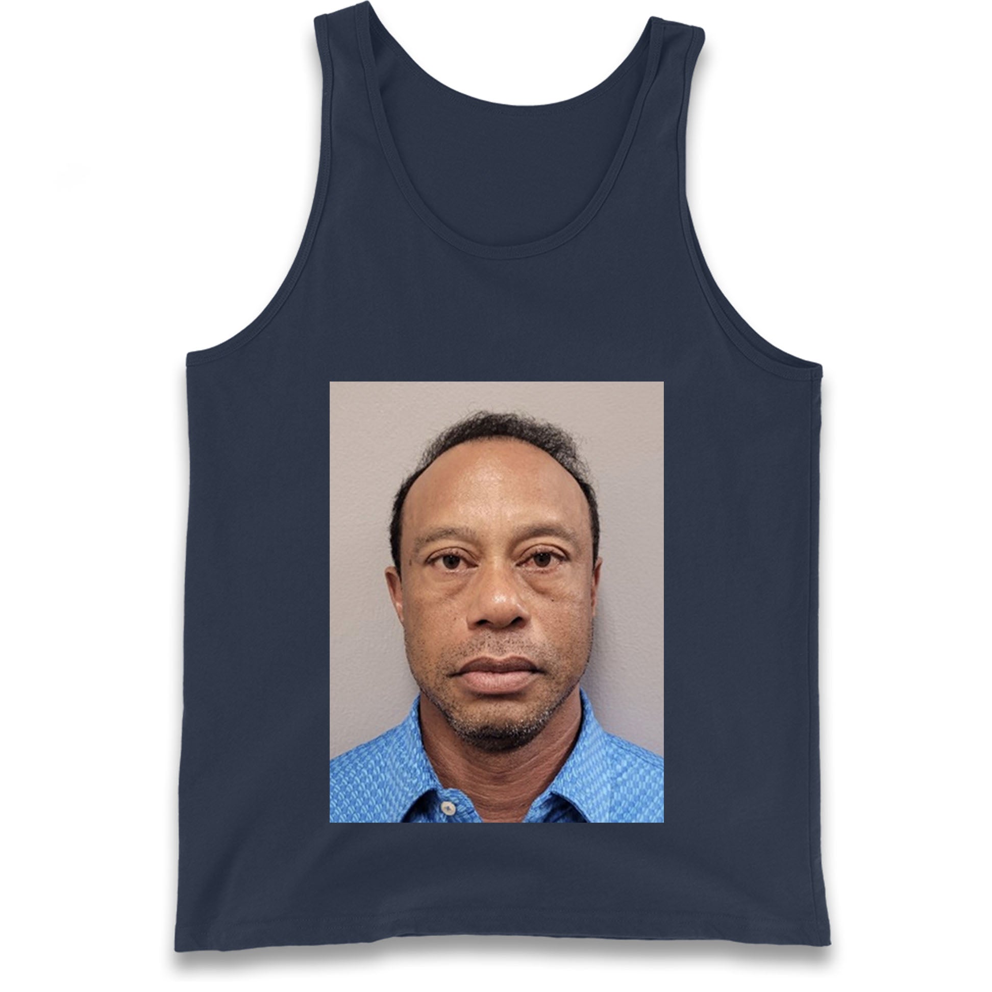 Tiger Woods Mugshot Tank Top