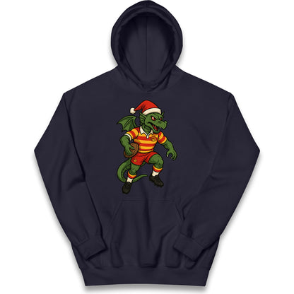 Catalans Dragons Christmas Kids Hoodie