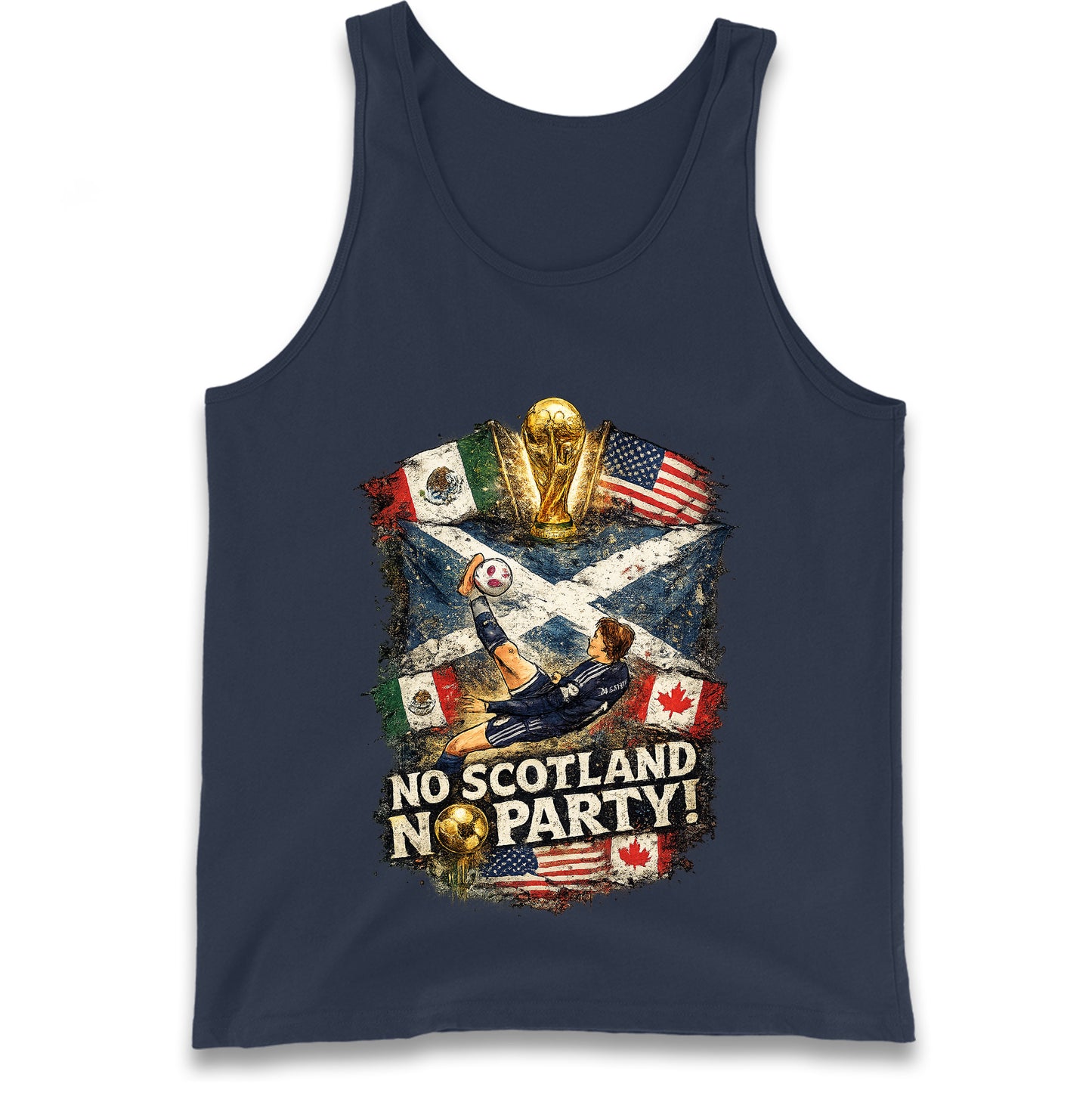 No Scotland No Party World Cup 2026 Tank Top