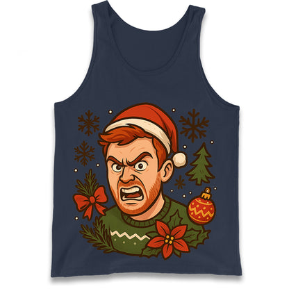 Angry Ginge Christmas Tank Top