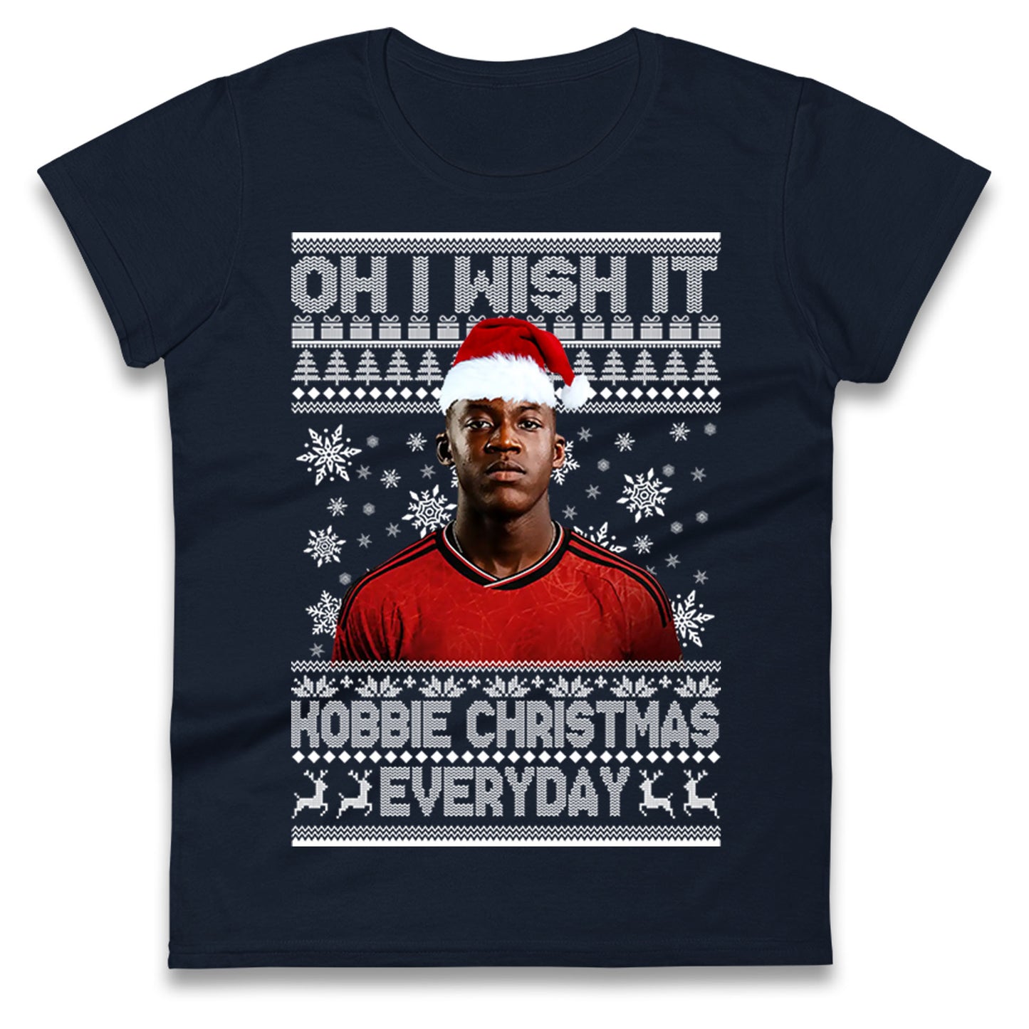 Kobbie Mainoo Christmas Ladies T Shirt