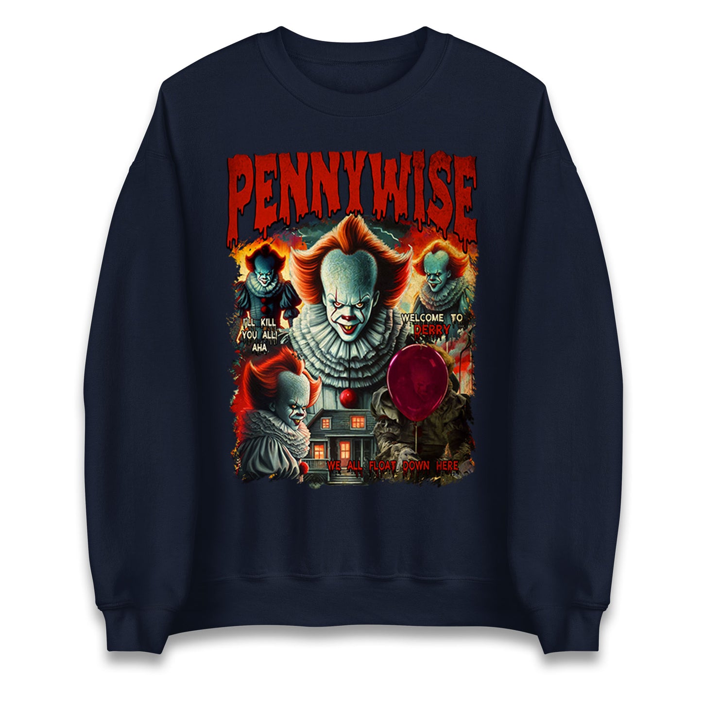 The Clown Pennywise Halloween Bootleg Unisex Sweatshirt