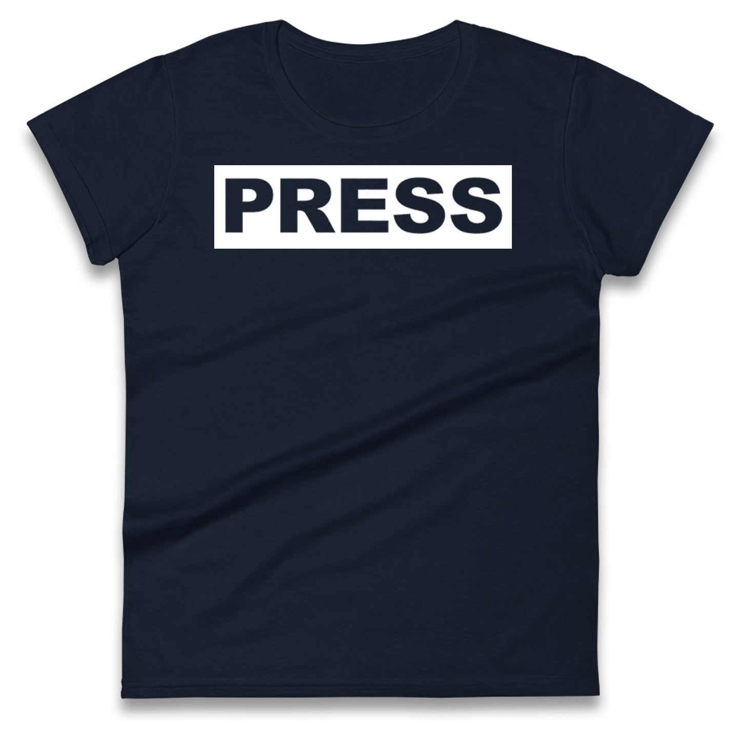 PRESS Palestine Inspired By Journalist Motaz Azaiza Ladies T Shirt