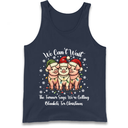 Three Pigs Christmas Tank Top