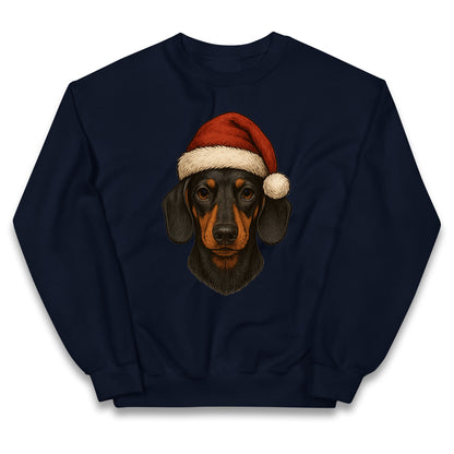 Dachshund Christmas Kids Jumper