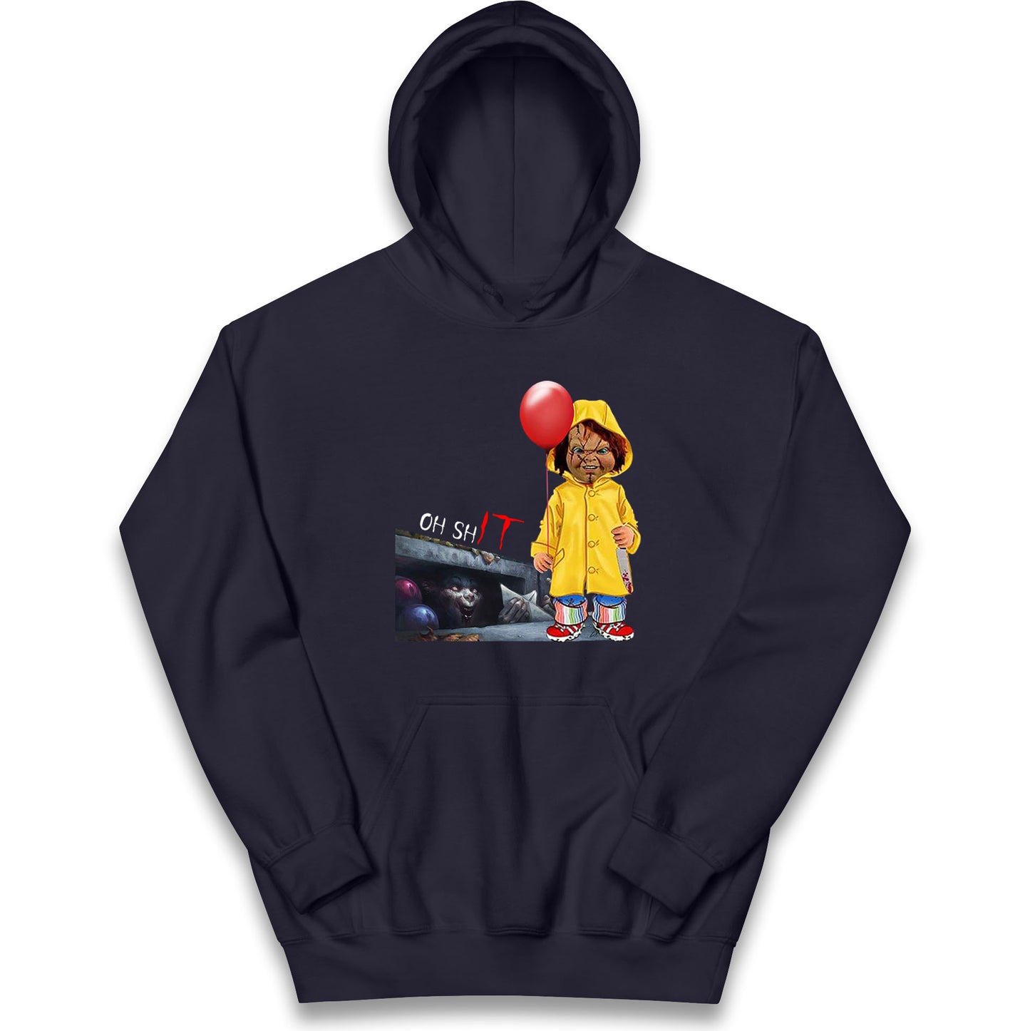 Chucky Doll Horror Halloween Kids Hoodie
