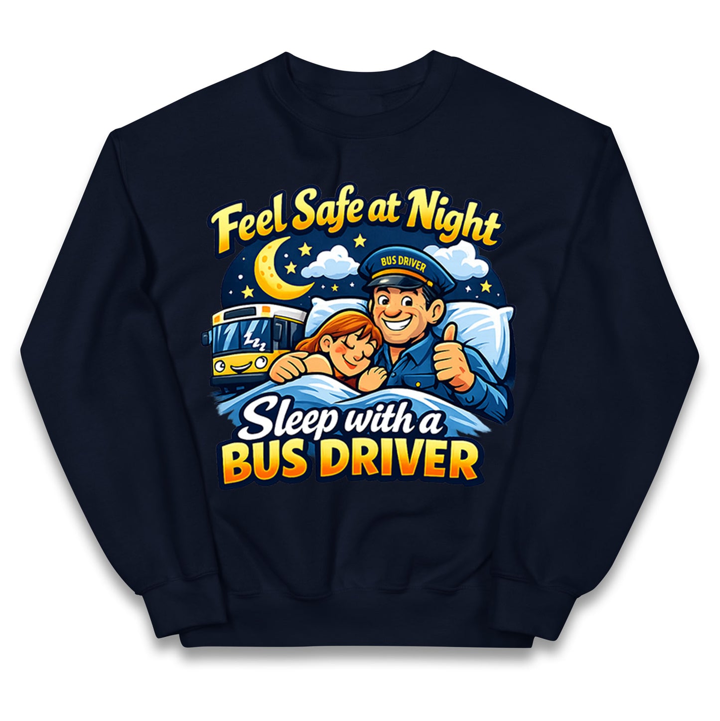 Bus Driver Job Title Kids Jumper