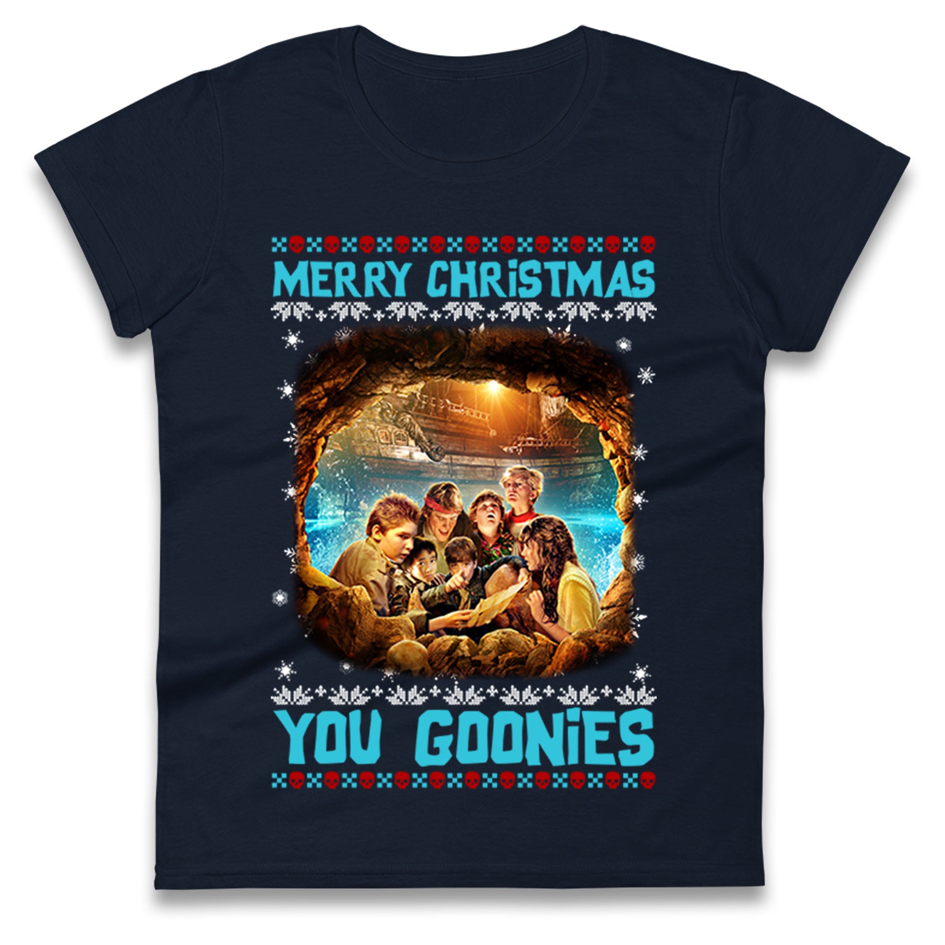 The Goonies Christmas Ladies T Shirt