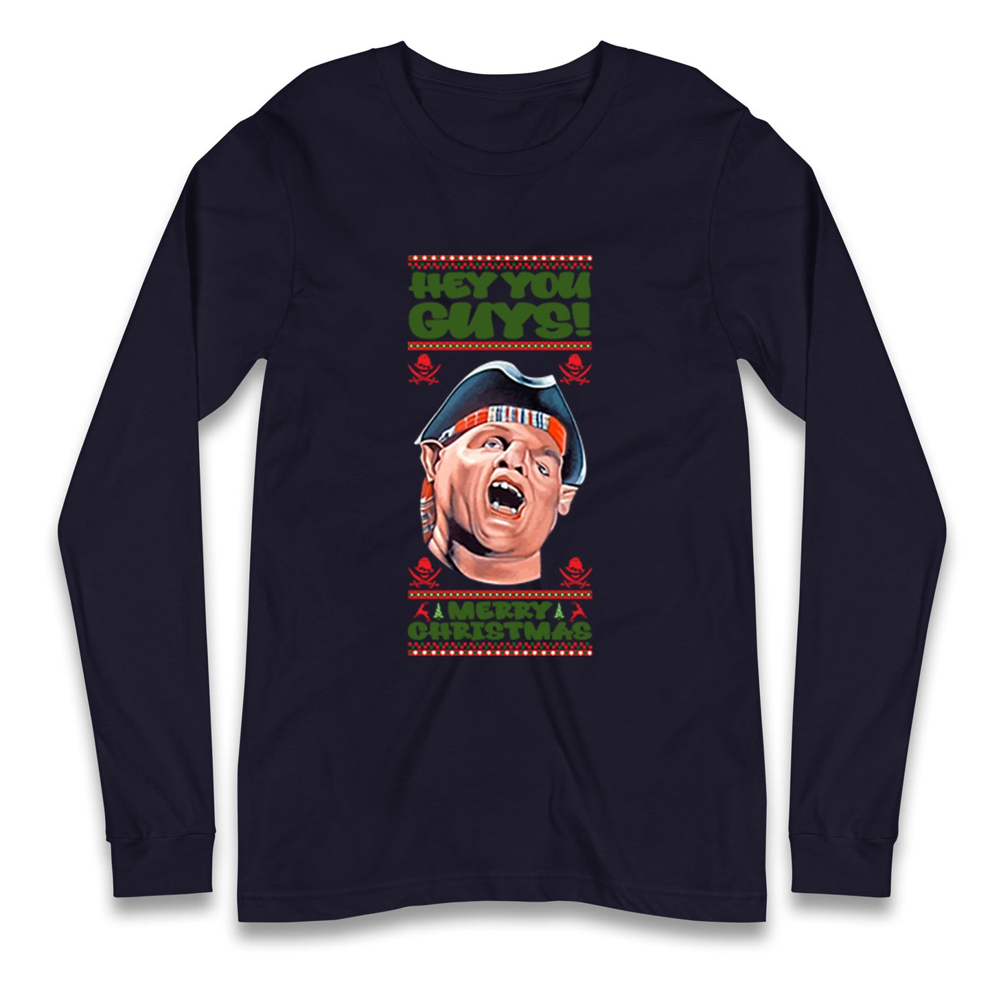 goonies sloth christmas long sleeve t shirt