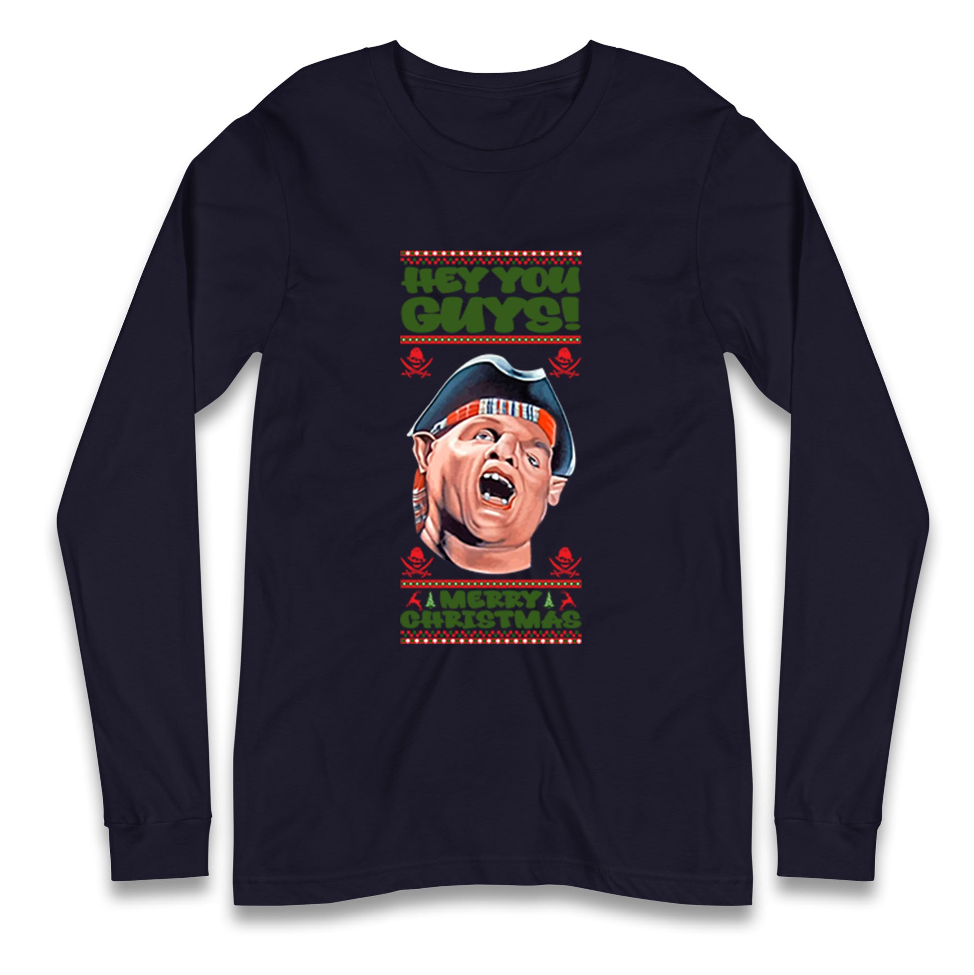 goonies sloth christmas long sleeve t shirt