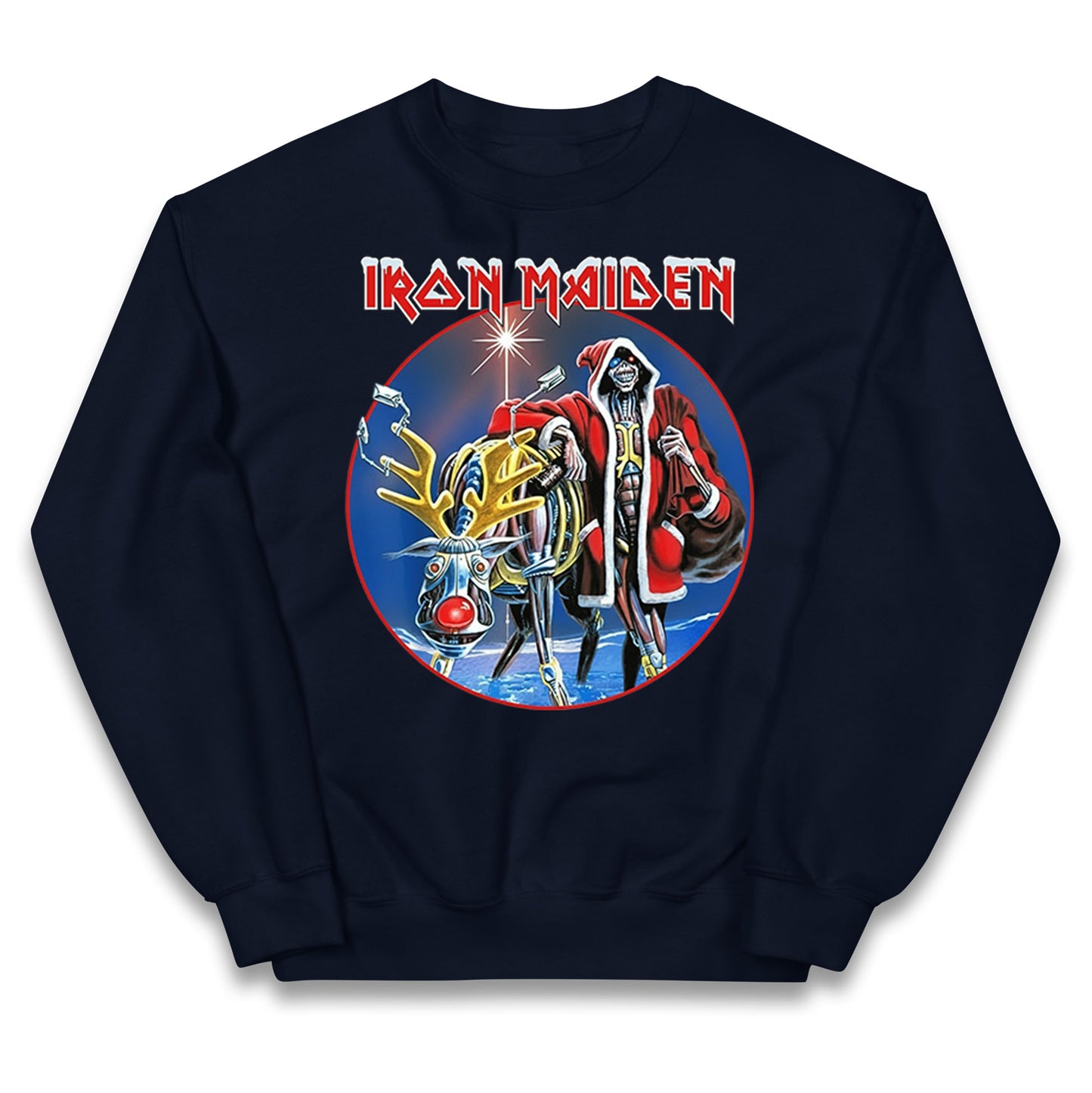 Iron Maiden Christmas Kids Jumper 