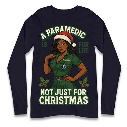 Paramedic Christmas Longsleeve T Shirt