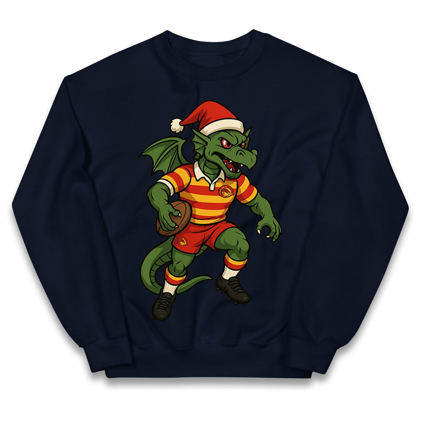 Catalans Dragons Christmas Kids Jumper