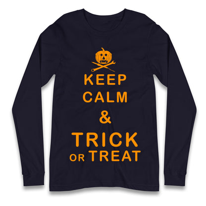 Keep Calm And Trick Or Treat Halloween T Shirt

