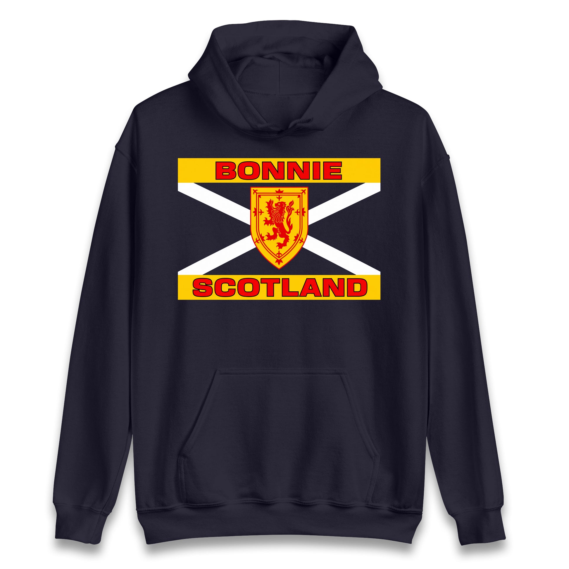Bonnie Scotland Football Flag Hoodie
