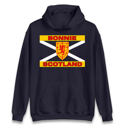 Bonnie Scotland Football Flag Hoodie