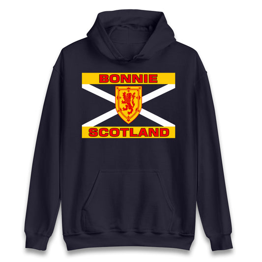 Bonnie Scotland Football Flag Hoodie