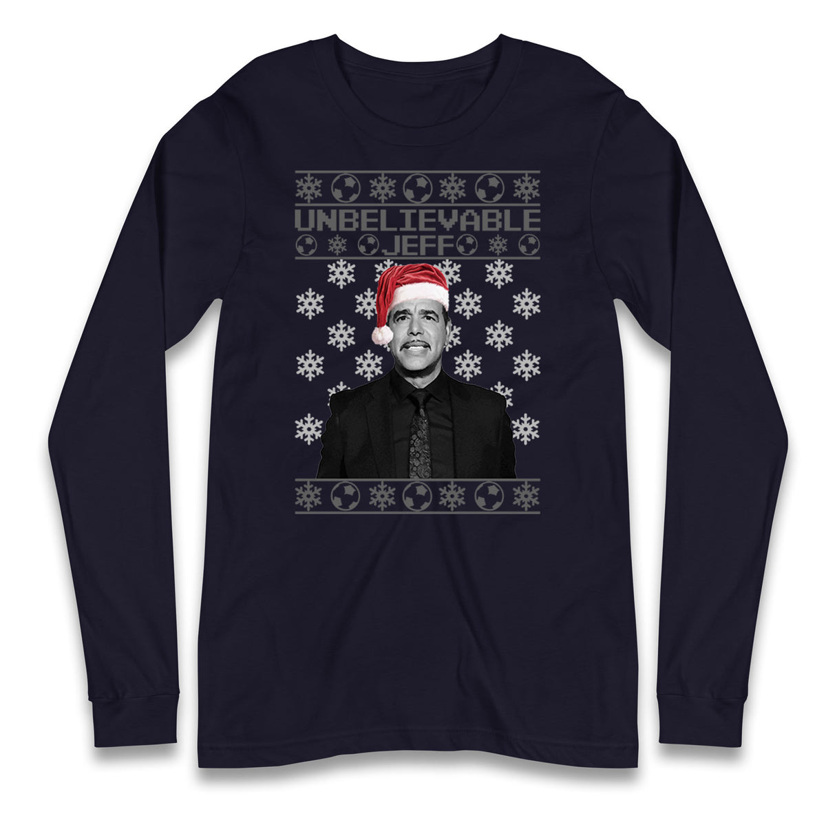 chris kamara christmas long sleeve t shirt