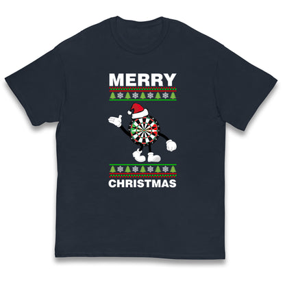 dartboard christmas santa costume t shirt