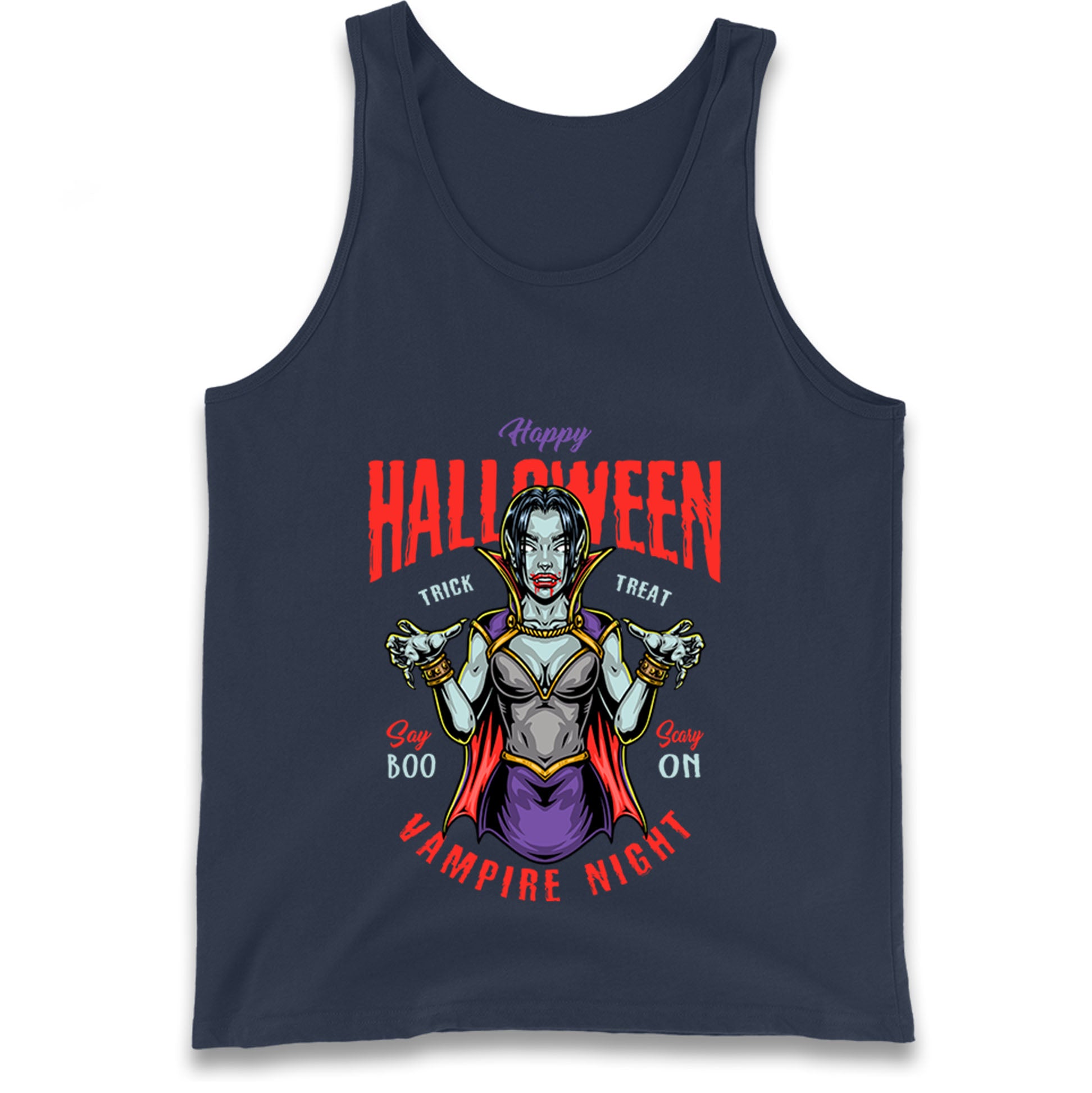 Halloween Vampire Tank Top