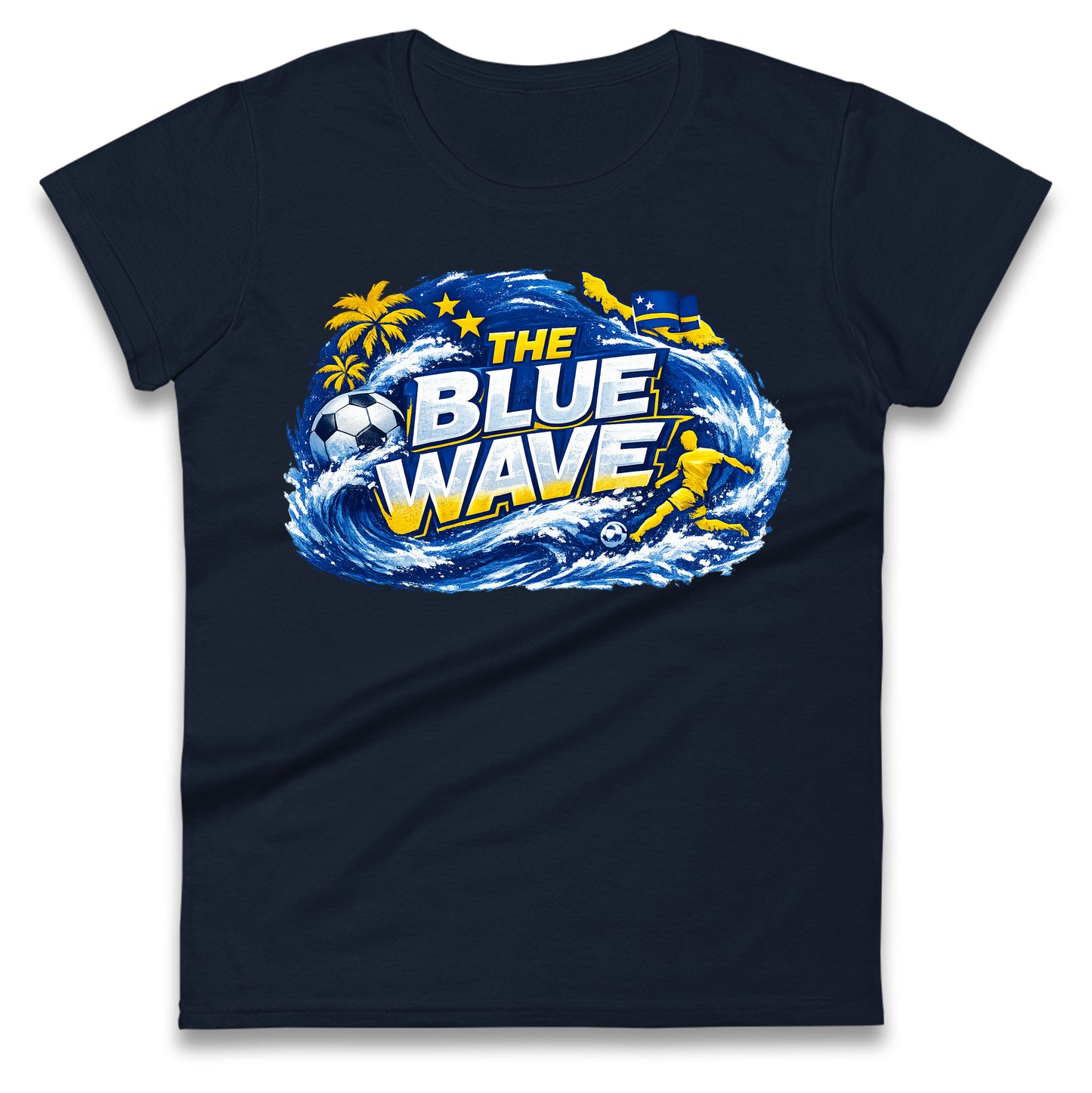 Curacao Football Ladies T Shirt