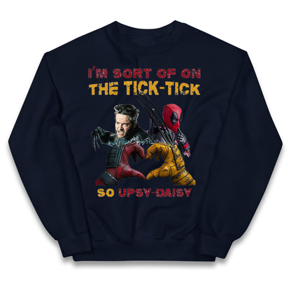 I'm Sort of on The Tick Tick so Upsy Daisy Kids Jumper
