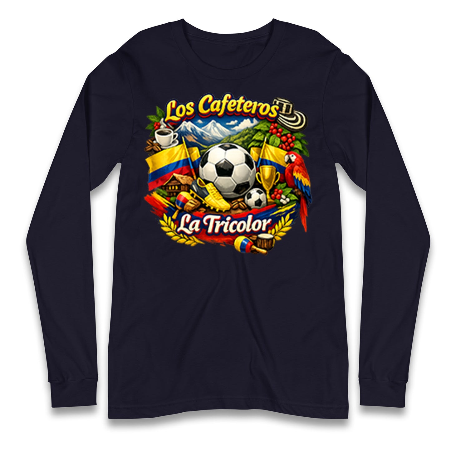 Colombia Football Longsleeve T Shirt