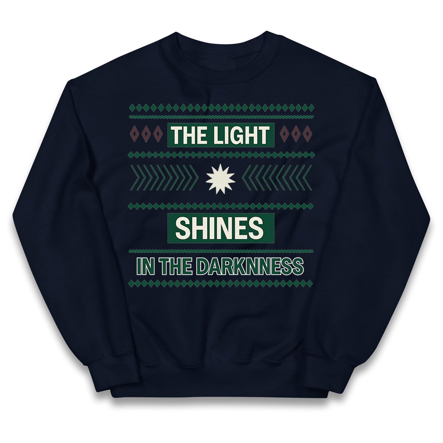 The Light Shines in the Darkness Kids Jumper