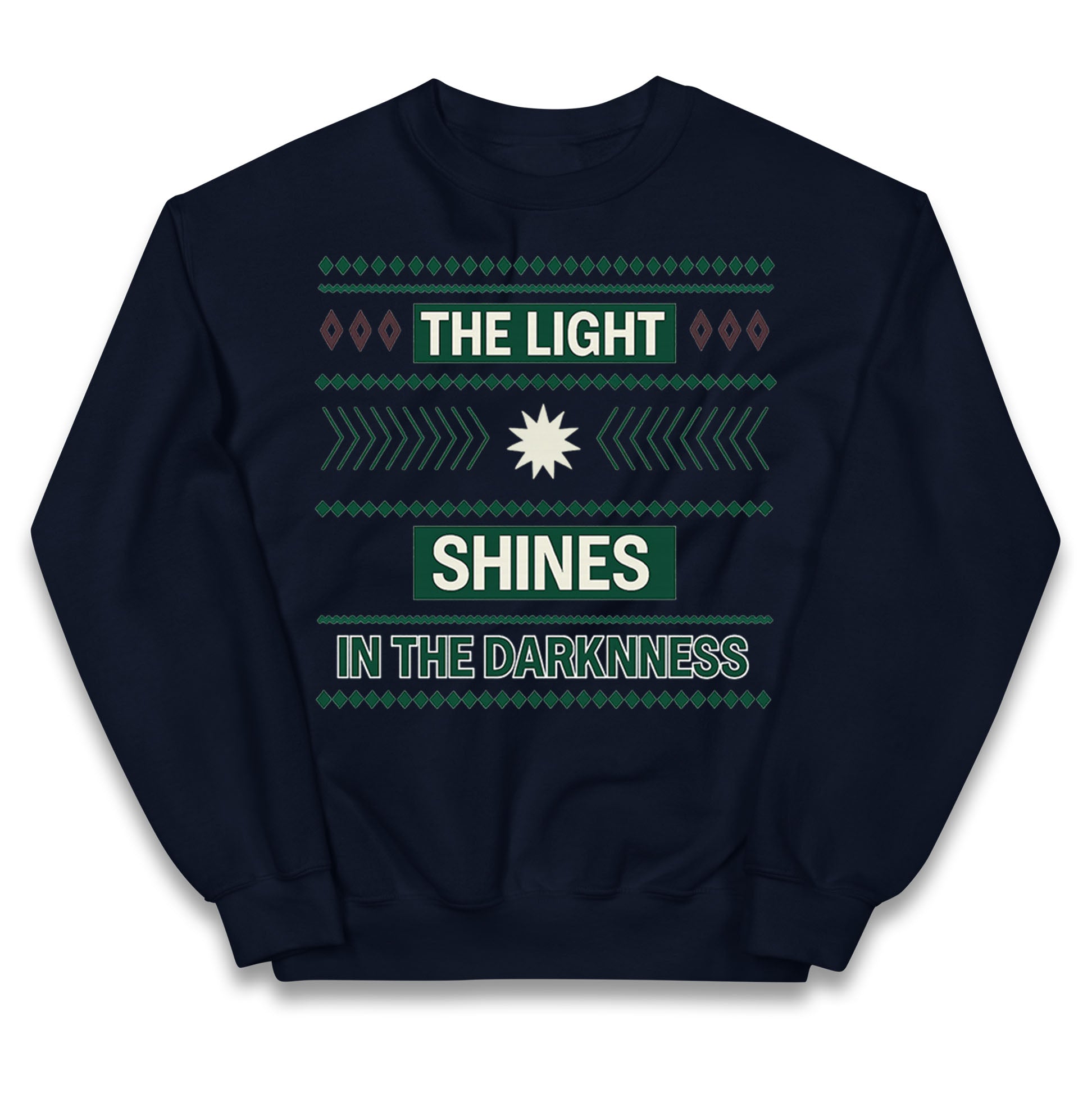 The Light Shines in the Darkness Kids Jumper