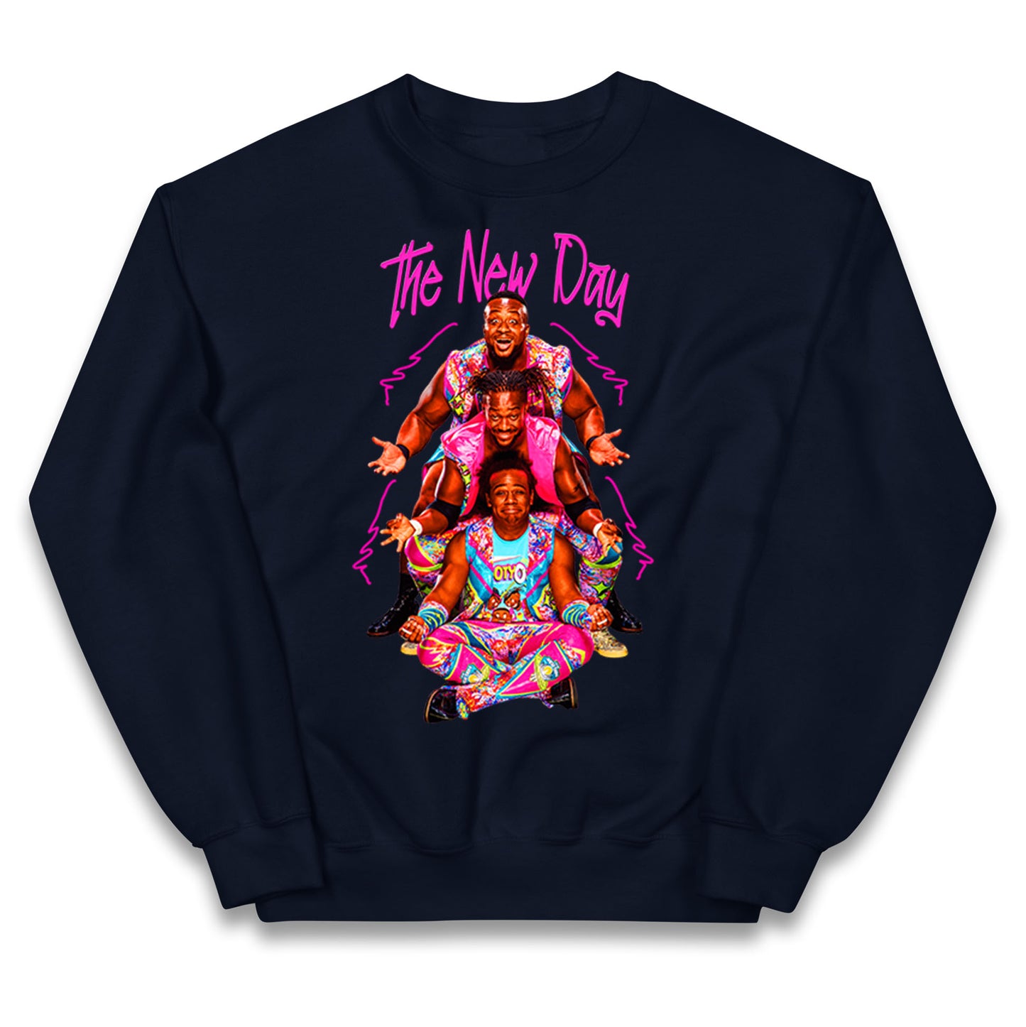 The New Day wwe Bootleg Kids Jumper
