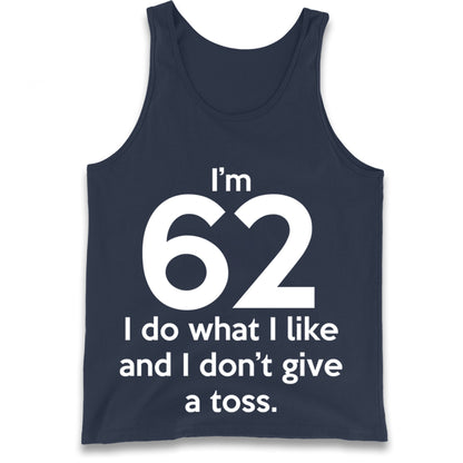 62nd Birthday Tank Top