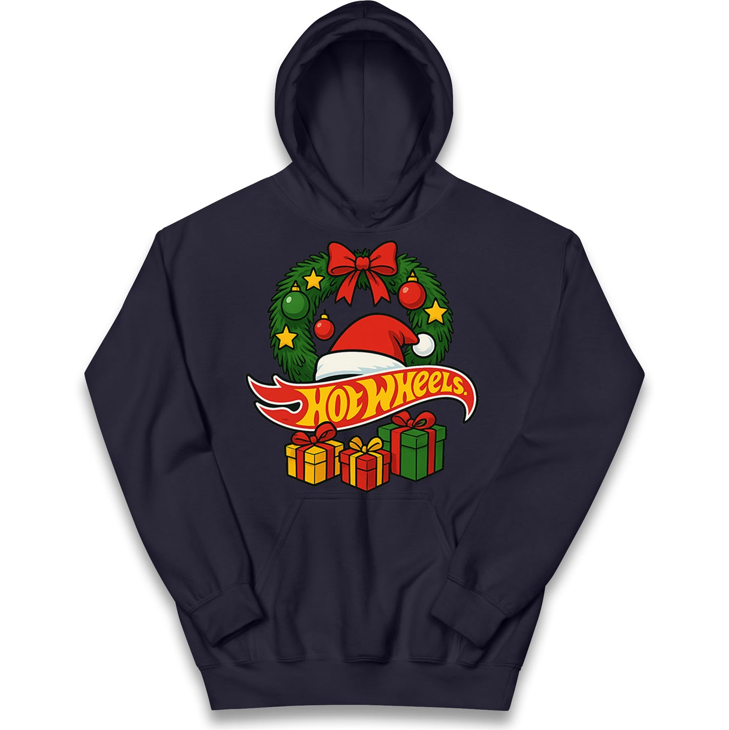 Hotwheels Christmas Kids Hoodie